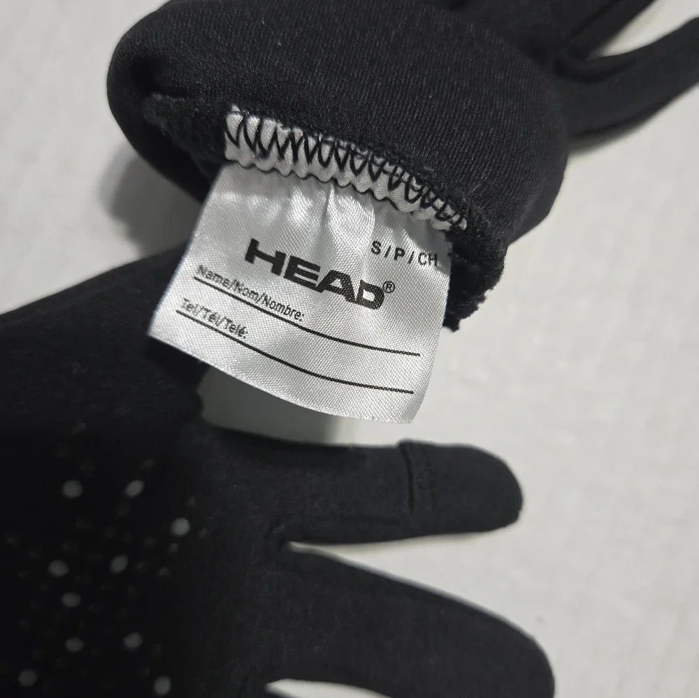 Head Touchscreen Black Winter Snow Gloves kids gloves, S